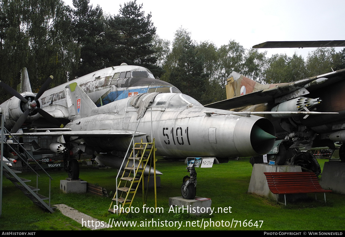 Aircraft Photo of 5101 | Mikoyan-Gurevich MiG-21UM | Slovakia - Air Force | AirHistory.net #716647