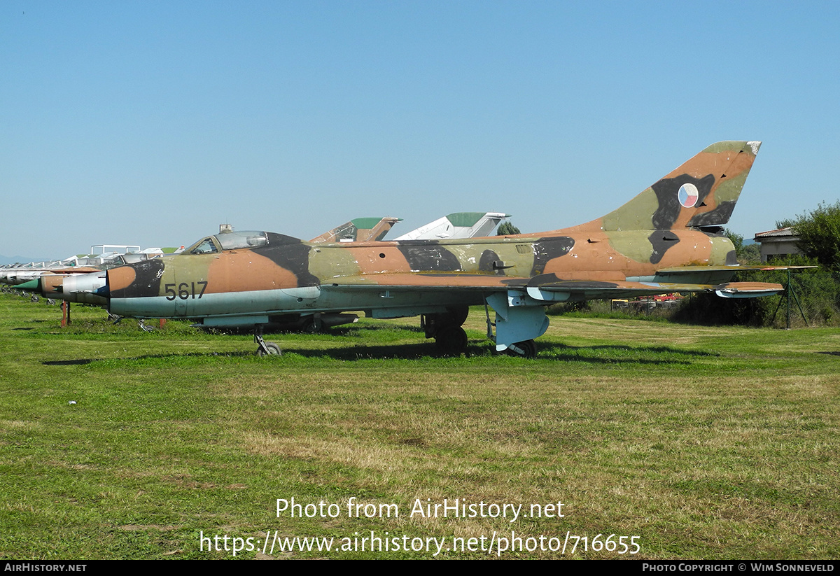 Aircraft Photo of 5617 | Sukhoi Su-7BM | Czechoslovakia - Air Force | AirHistory.net #716655