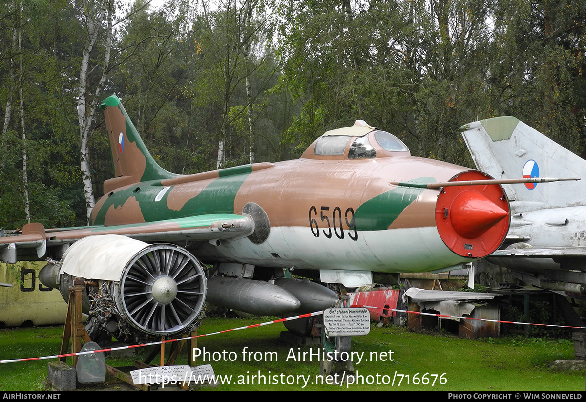 Aircraft Photo of 6509 | Sukhoi Su-7BKL | Czechoslovakia - Air Force | AirHistory.net #716676