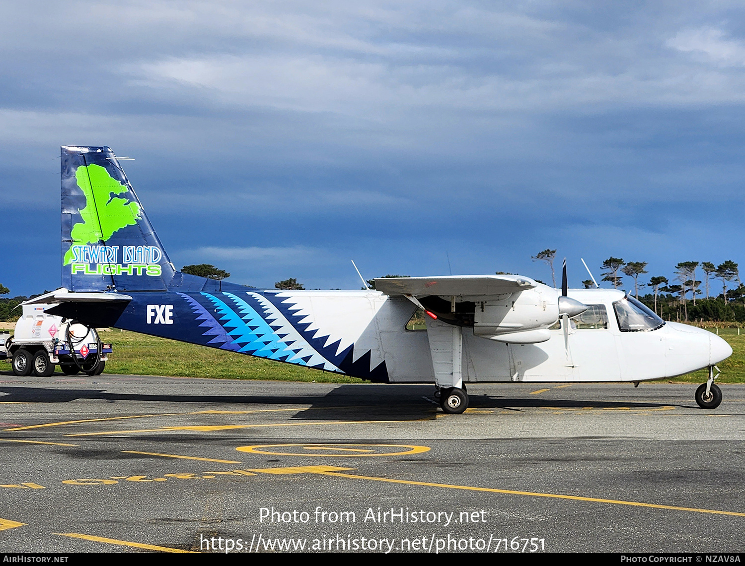 Aircraft Photo of ZK-FXE / FXE | Britten-Norman BN-2A-26 Islander | Stewart Island Flights | AirHistory.net #716751