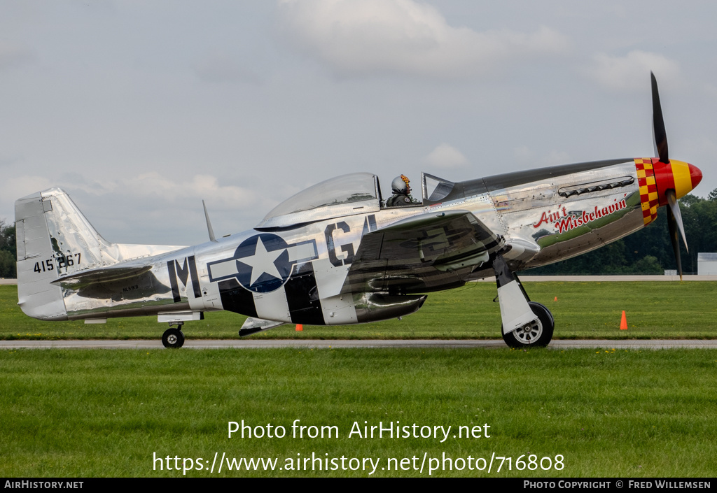 Aircraft Photo of N51KB / NL51KB / 415267 | North American P-51D Mustang | USA - Air Force | AirHistory.net #716808