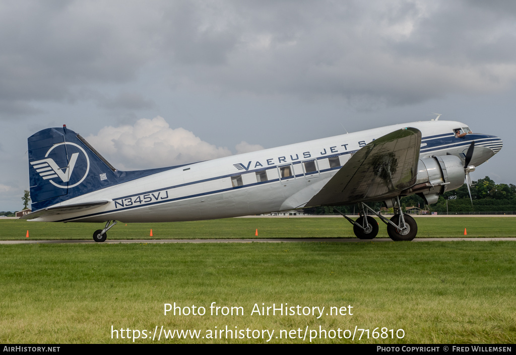 Aircraft Photo of N345VJ | Douglas DC-3(C) | Vaerus Jet Sales | AirHistory.net #716810