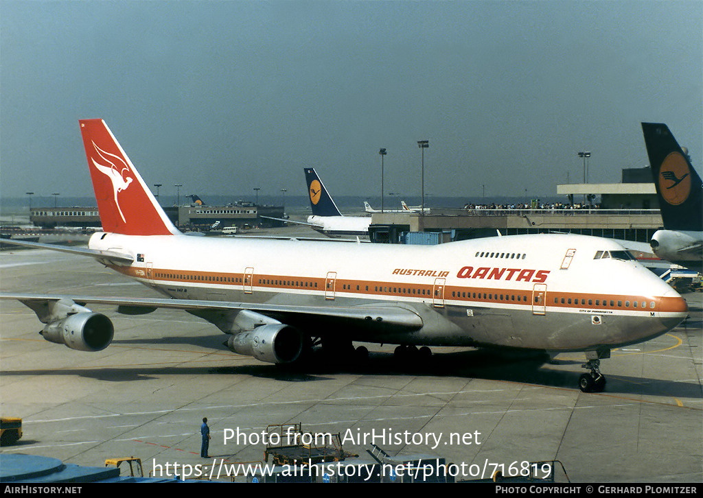 Aircraft Photo of VH-EBM | Boeing 747-238B | Qantas | AirHistory.net #716819