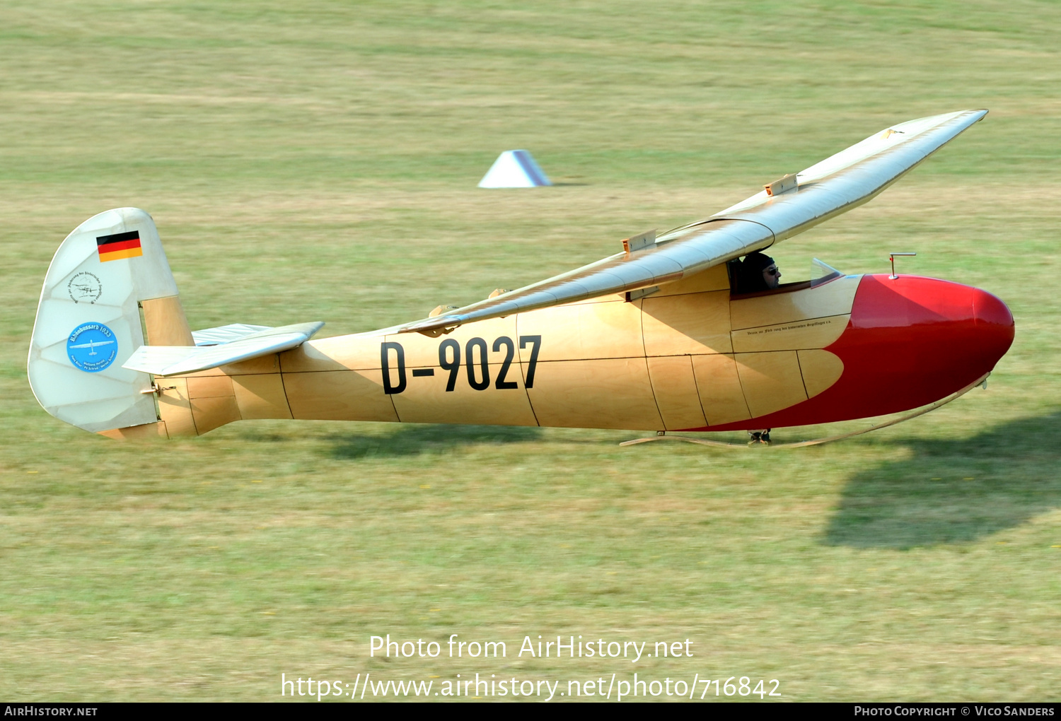 Aircraft Photo of D-9027 | Schleicher Rhönbussard Replica | AirHistory.net #716842