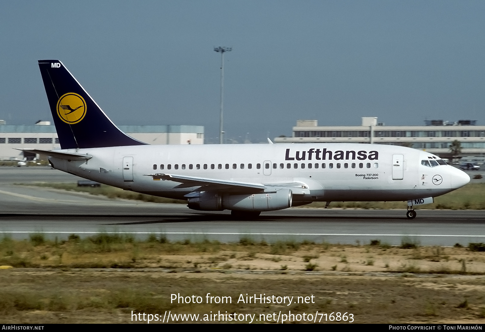 Aircraft Photo of D-ABMD | Boeing 737-230/Adv | Lufthansa | AirHistory.net #716863