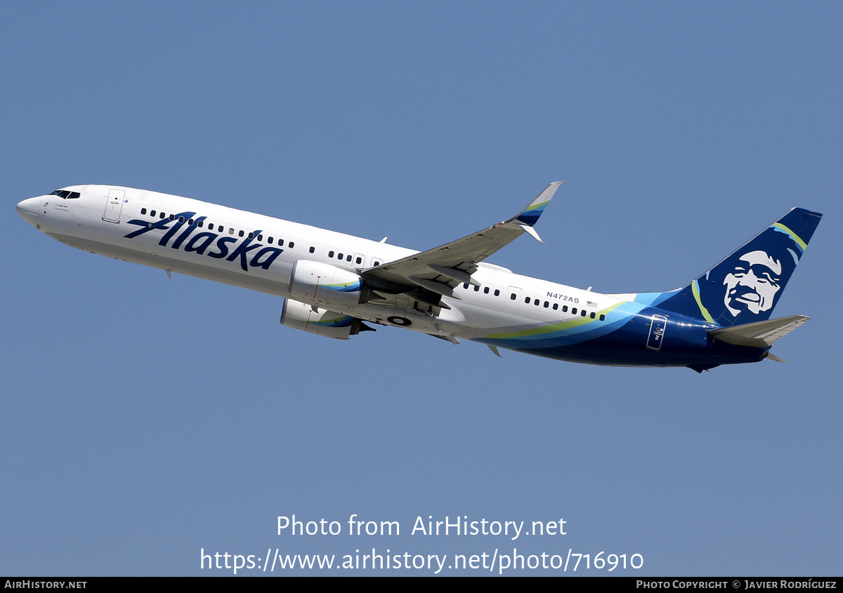 Aircraft Photo of N472AS | Boeing 737-990/ER | Alaska Airlines | AirHistory.net #716910