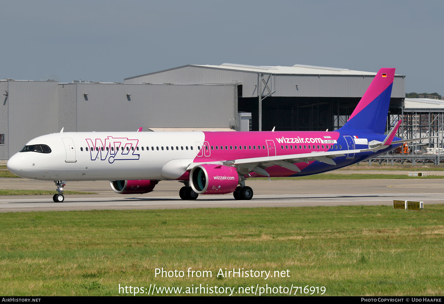 Aircraft Photo of D-AVZF / 9H-WNP | Airbus A321-271NX | Wizz Air | AirHistory.net #716919