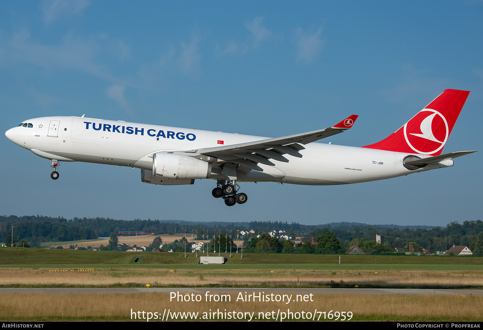 Aircraft Photo of TC-JDR | Airbus A330-243F | Turkish Airlines Cargo | AirHistory.net #716959