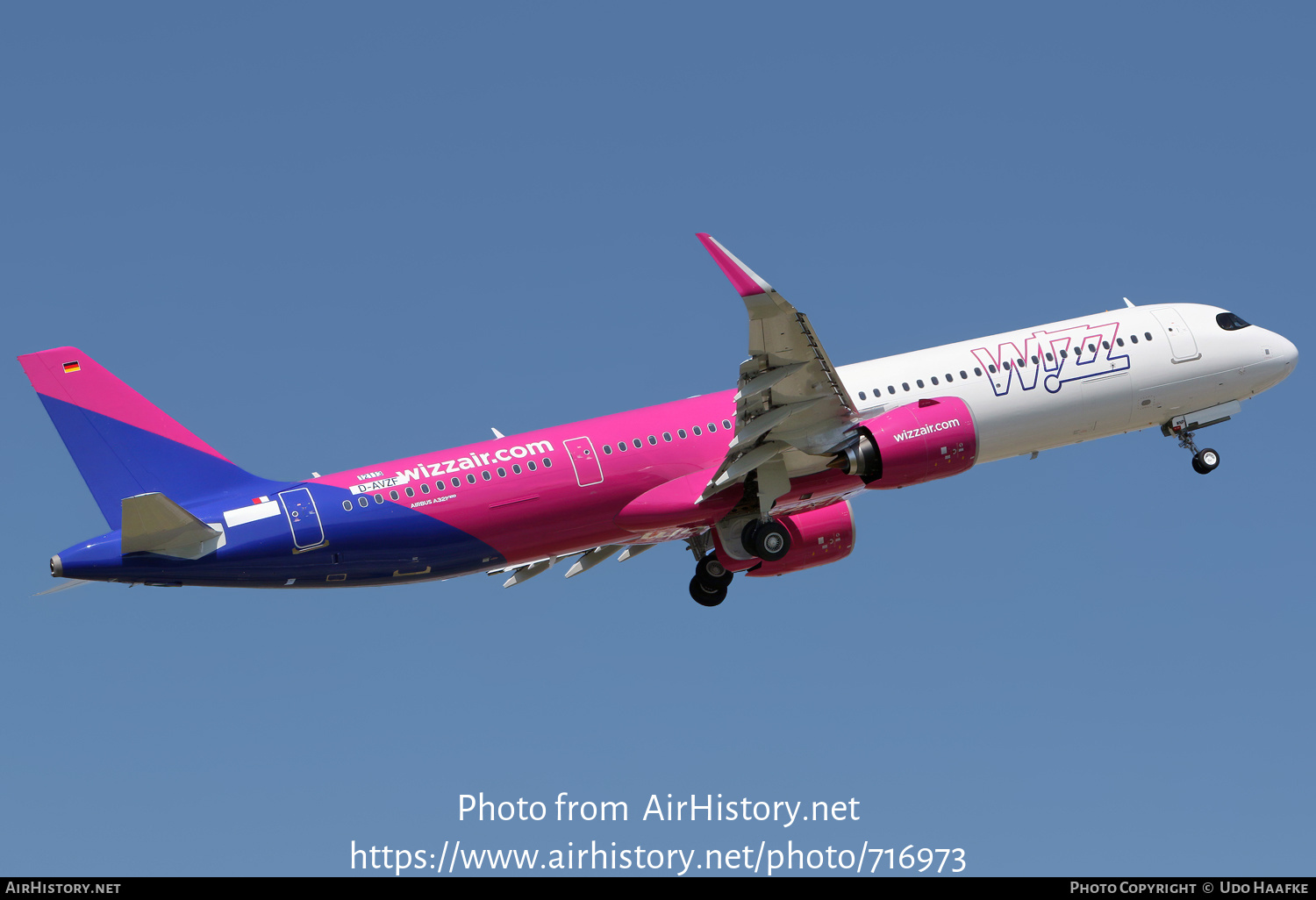 Aircraft Photo of D-AVZF / 9H-WNP | Airbus A321-271NX | Wizz Air | AirHistory.net #716973