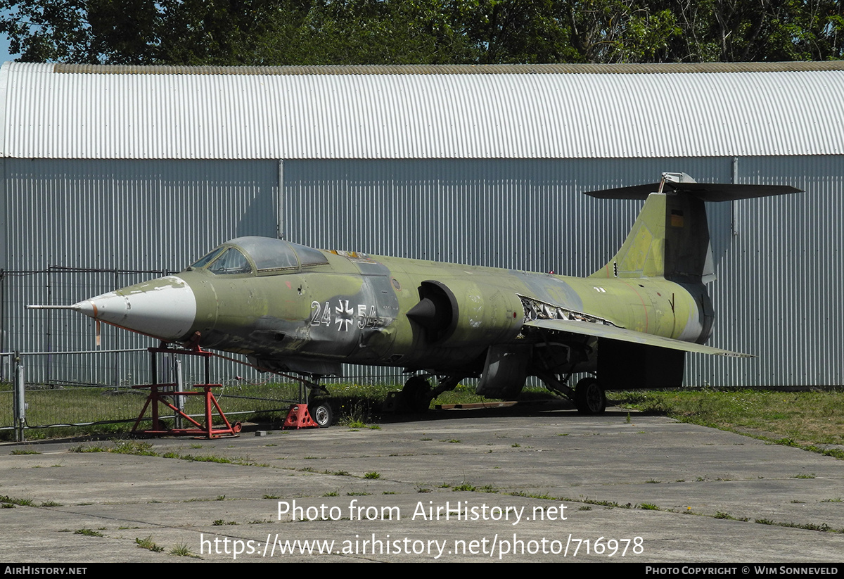 Aircraft Photo of 2454 | Lockheed F-104G Starfighter | Germany - Air Force | AirHistory.net #716978