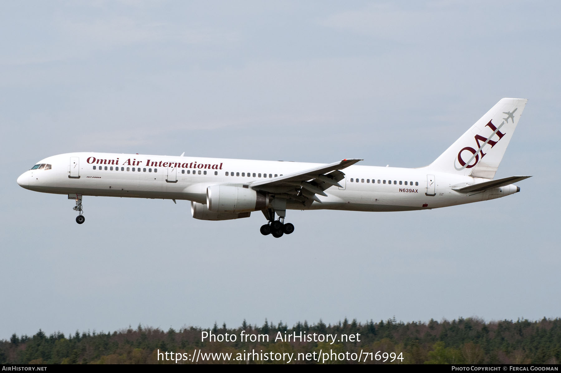 Aircraft Photo of N639AX | Boeing 757-28A | Omni Air International - OAI | AirHistory.net #716994