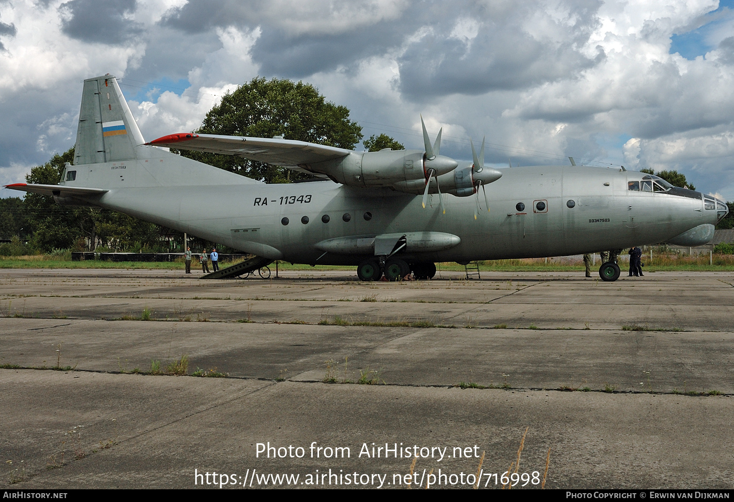 Aircraft Photo of RA-11343 | Antonov An-12BK | Russia - Air Force | AirHistory.net #716998