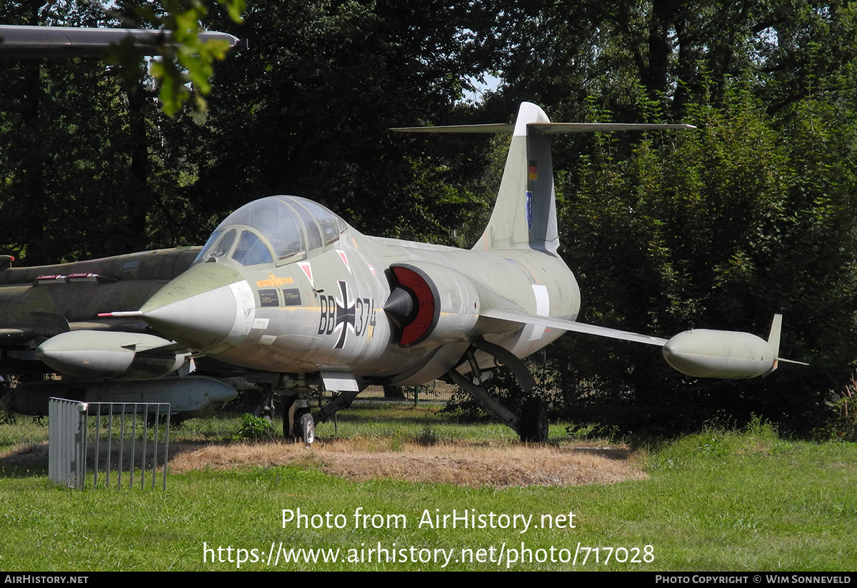 Aircraft Photo of BB-374 | Lockheed F-104F Starfighter | Germany - Air Force | AirHistory.net #717028