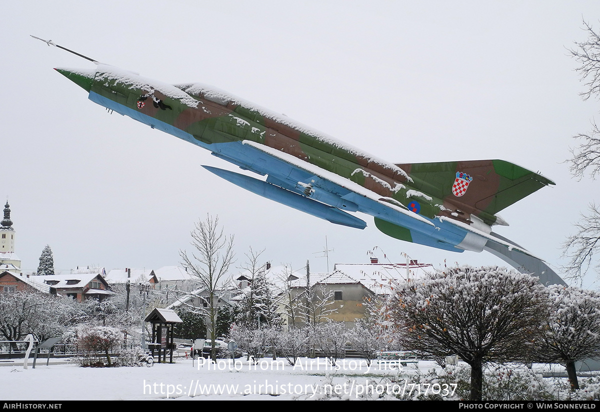 Aircraft Photo of 125 | Mikoyan-Gurevich MiG-21bis | Croatia - Air Force | AirHistory.net #717037