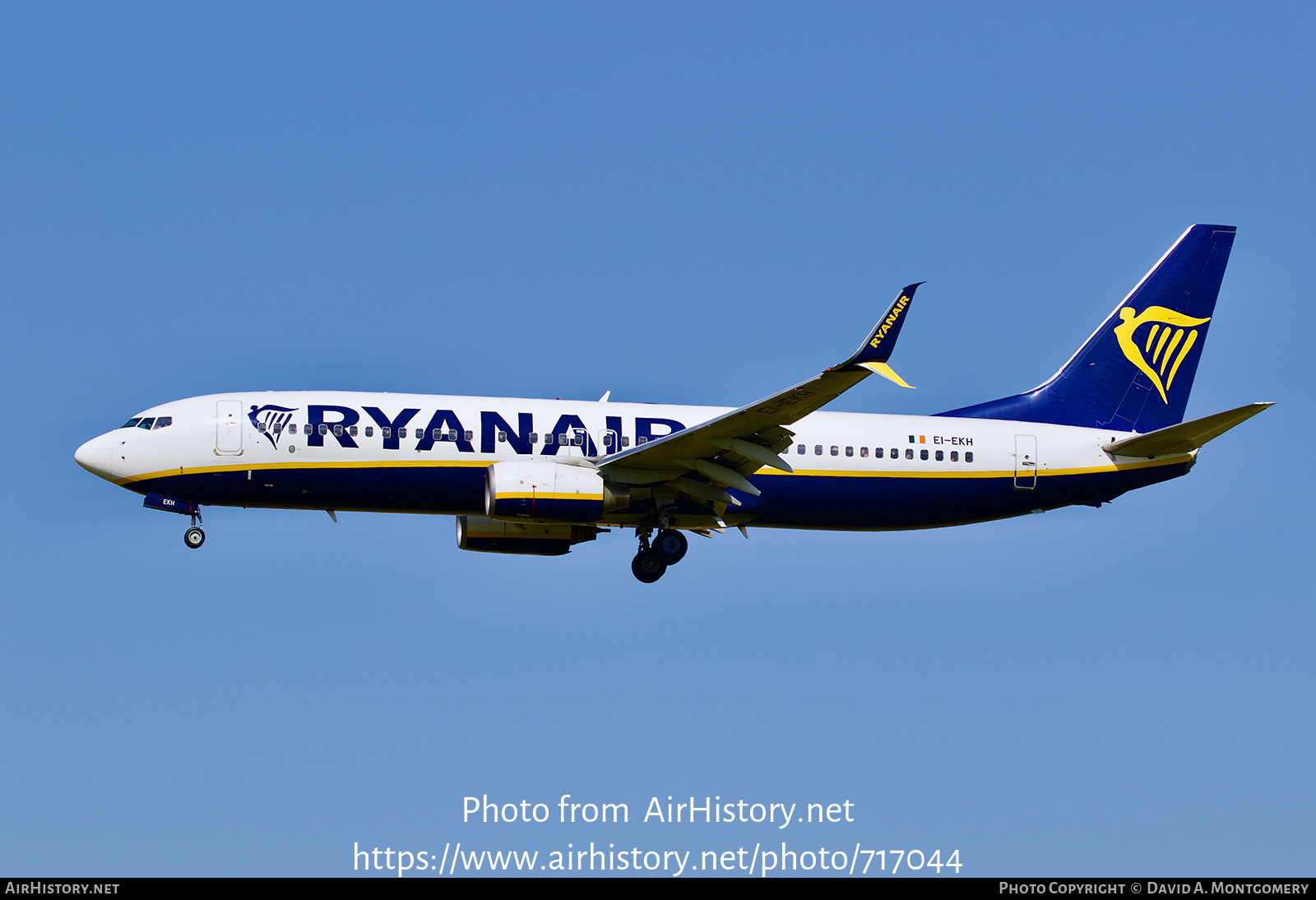 Aircraft Photo of EI-EKH | Boeing 737-8AS | Ryanair | AirHistory.net #717044