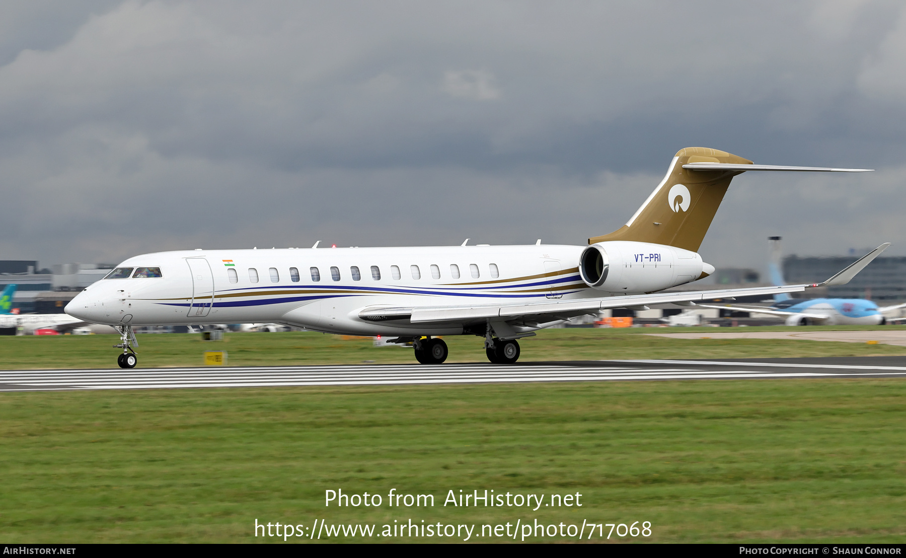 Aircraft Photo of VT-PRI | Bombardier Global 7500 (BD-700-2A12) | Reliance Industries | AirHistory.net #717068