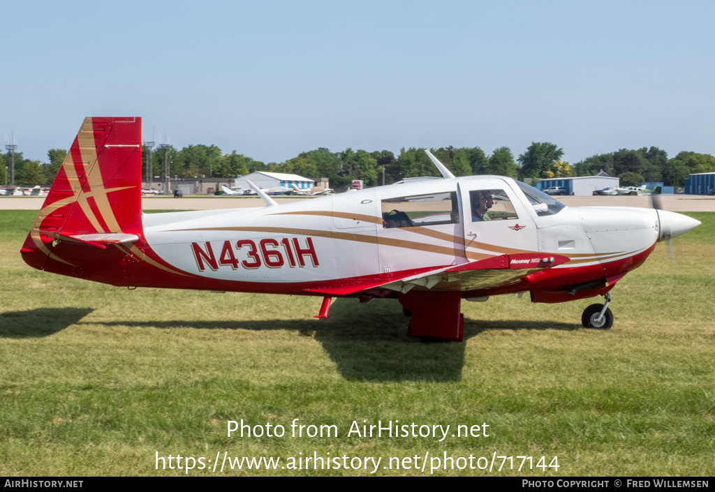 Aircraft Photo of N4361H | Mooney M-20J 201 | AirHistory.net #717144