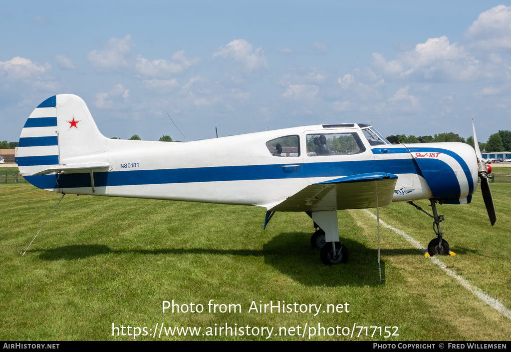 Aircraft Photo of N8018T | Yakovlev Yak-18T | AirHistory.net #717152