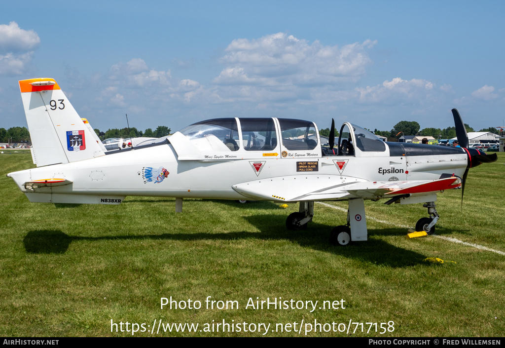 Aircraft Photo of N838XR | Socata TB-30 Epsilon | France - Air Force | AirHistory.net #717158