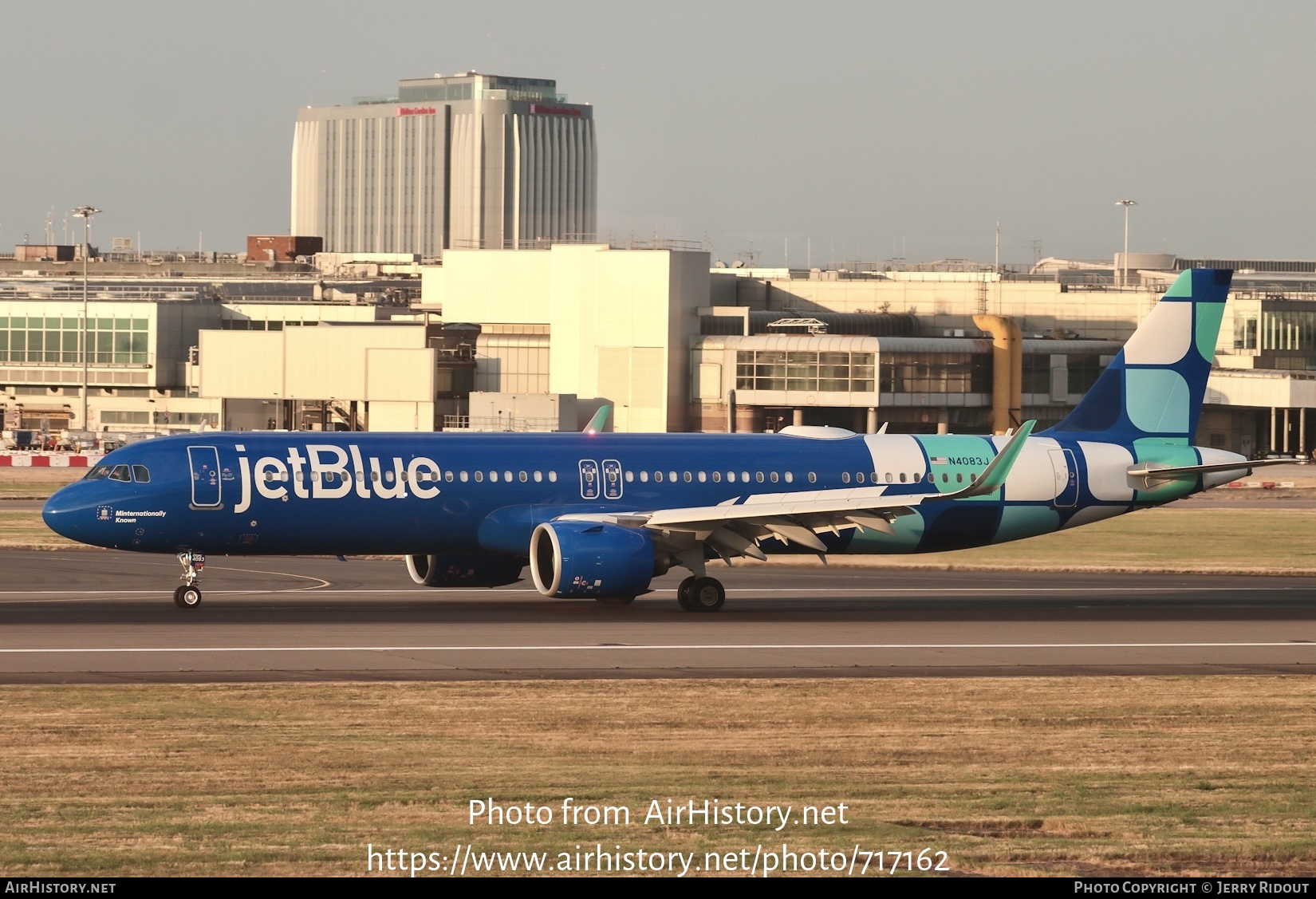 Aircraft Photo of N4083J | Airbus A321-271NX | JetBlue Airways | AirHistory.net #717162