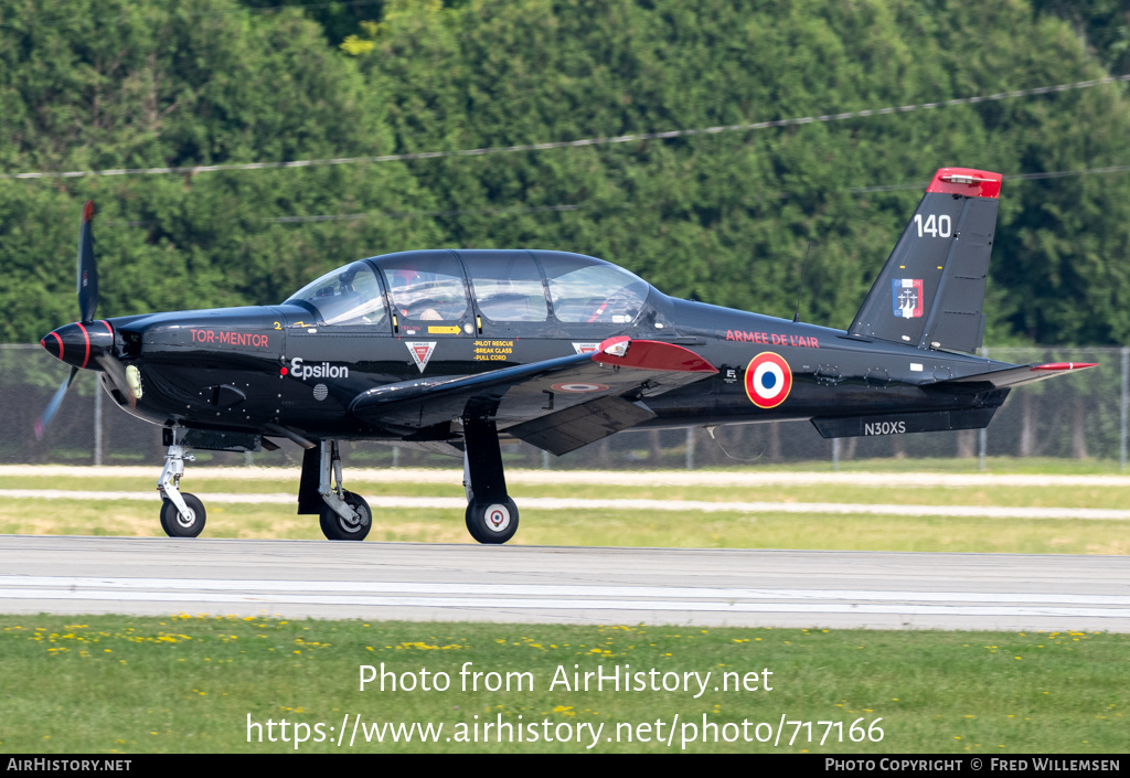 Aircraft Photo of N30XS / 140 | Socata TB-30A Epsilon | France - Air Force | AirHistory.net #717166