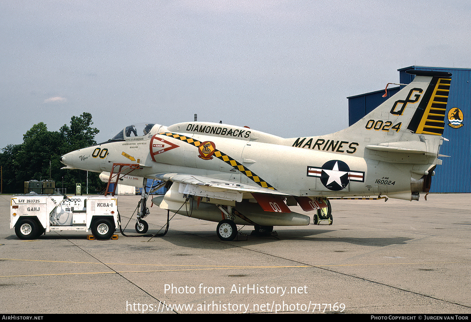 Aircraft Photo of 160024 | McDonnell Douglas A-4M Skyhawk II | USA - Marines | AirHistory.net #717169