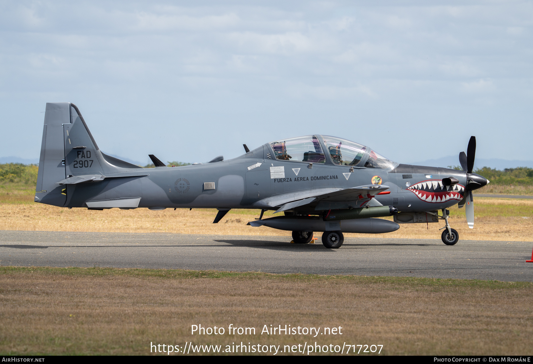 Aircraft Photo of 2907 / FAD 2907 | Embraer A-29B Super Tucano | Dominican Republic - Air Force | AirHistory.net #717207