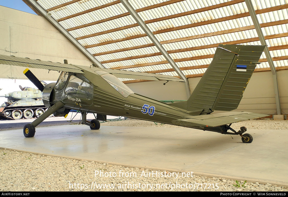 Aircraft Photo of 50 blue | PZL-Okecie PZL-104 Wilga 35A | Ridali Lennuklubi | AirHistory.net #717215