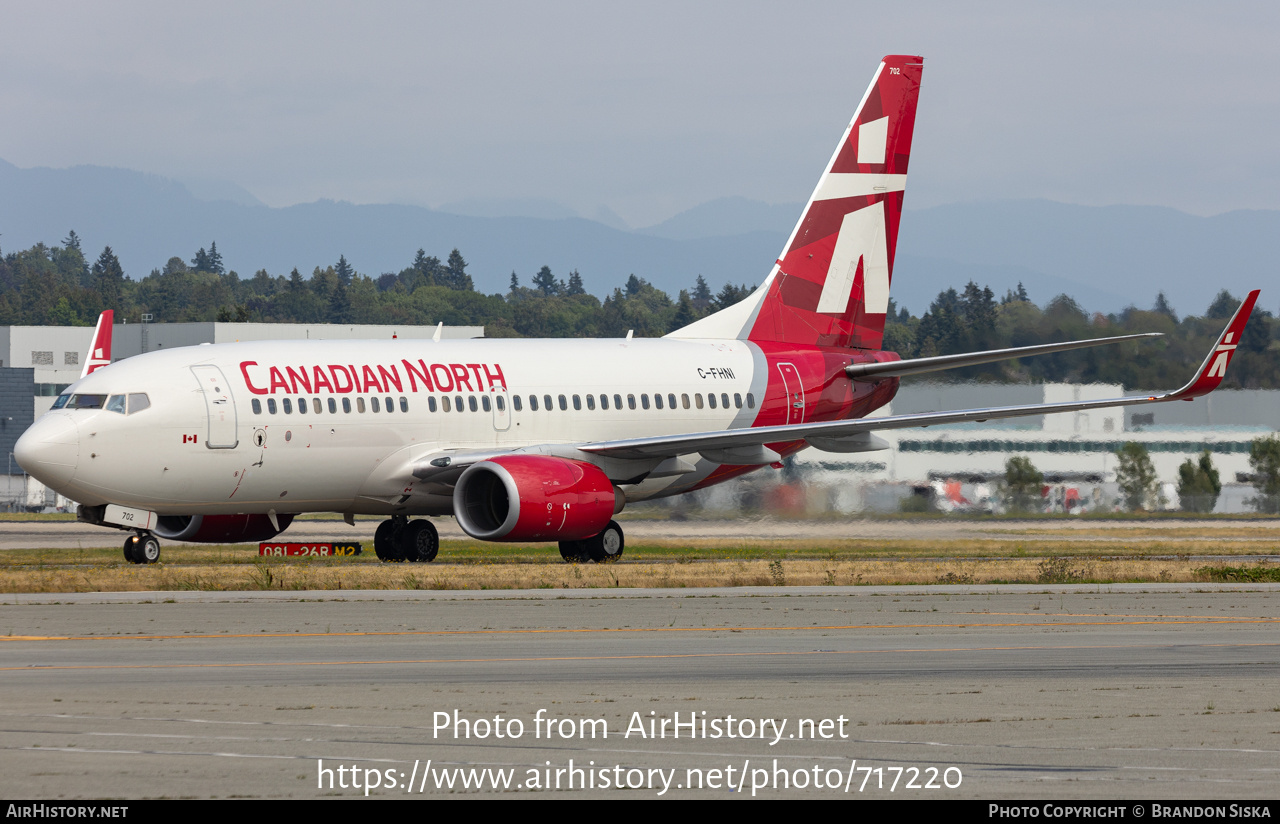 Aircraft Photo of C-FHNI | Boeing 737-7CT | Canadian North | AirHistory.net #717220