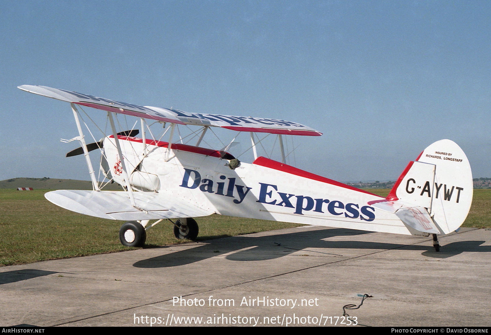 Aircraft Photo of G-AYWT | AIA Stampe SV-4C | AirHistory.net #717253