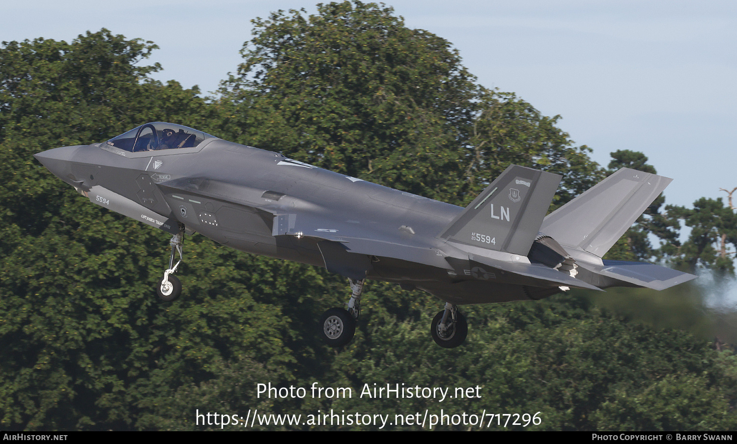 Aircraft Photo of 20-5594 | Lockheed Martin F-35A Lightning II | USA - Air Force | AirHistory.net #717296