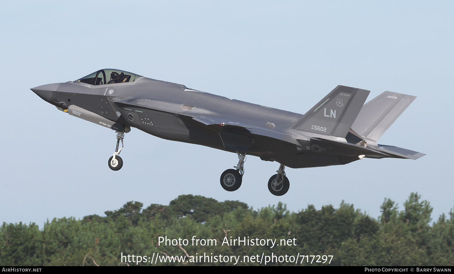 Aircraft Photo of 20-5602 / AF20-5602 | Lockheed Martin F-35A Lightning II | USA - Air Force | AirHistory.net #717297