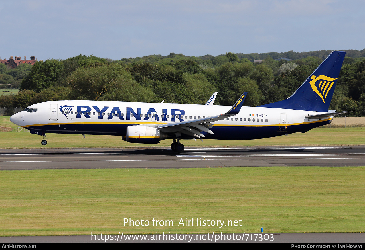 Aircraft Photo of EI-EFY | Boeing 737-8AS | Ryanair | AirHistory.net #717303