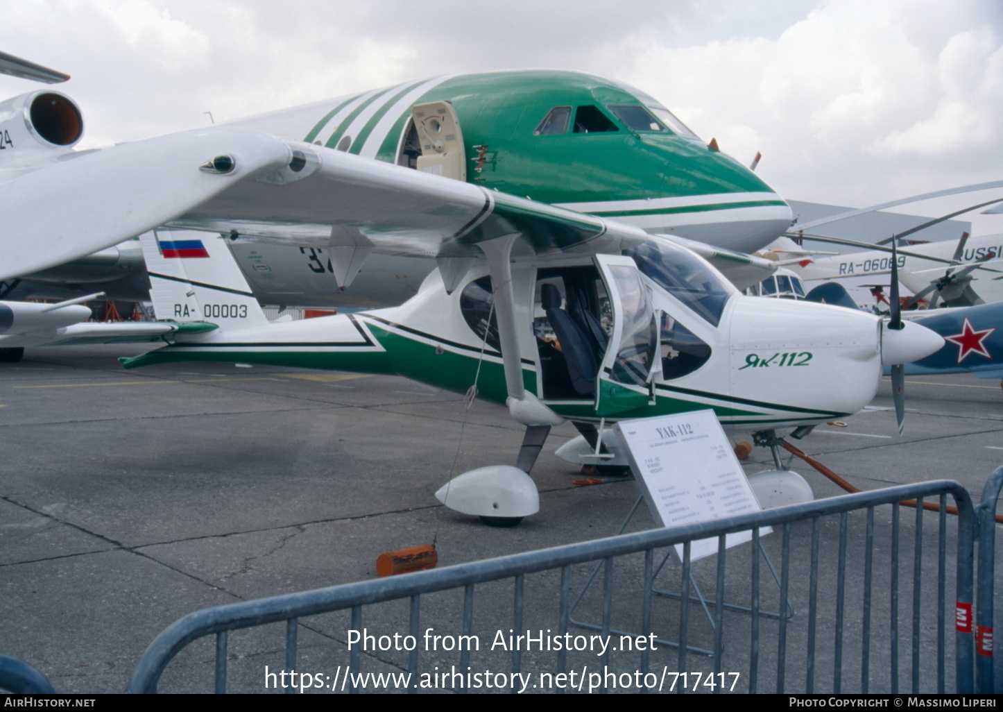 Aircraft Photo of RA-00003 | Yakovlev Yak-112 | AirHistory.net #717417