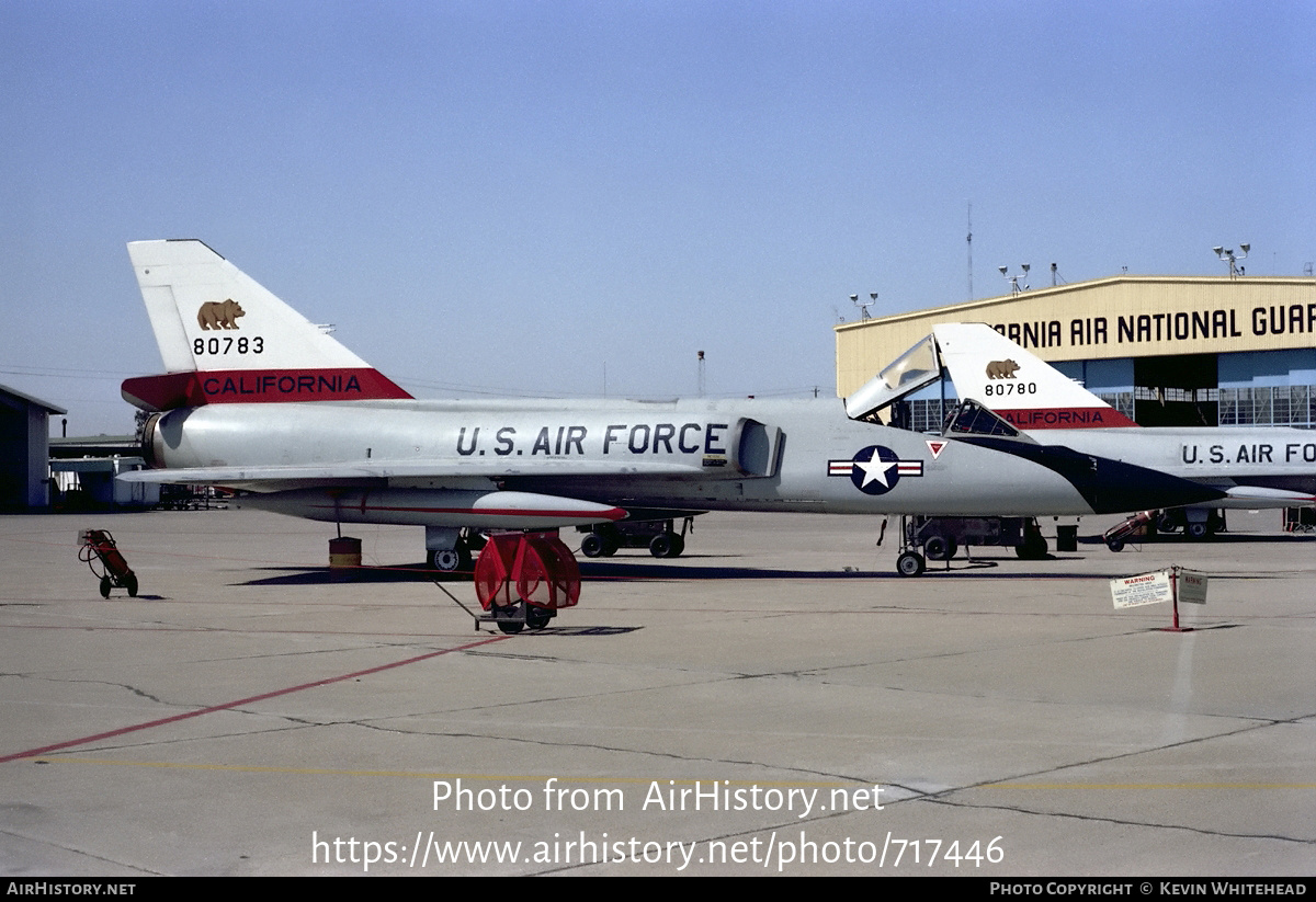 Aircraft Photo of 58-0783 / 80783 | Convair F-106A Delta Dart | USA - Air Force | AirHistory.net #717446