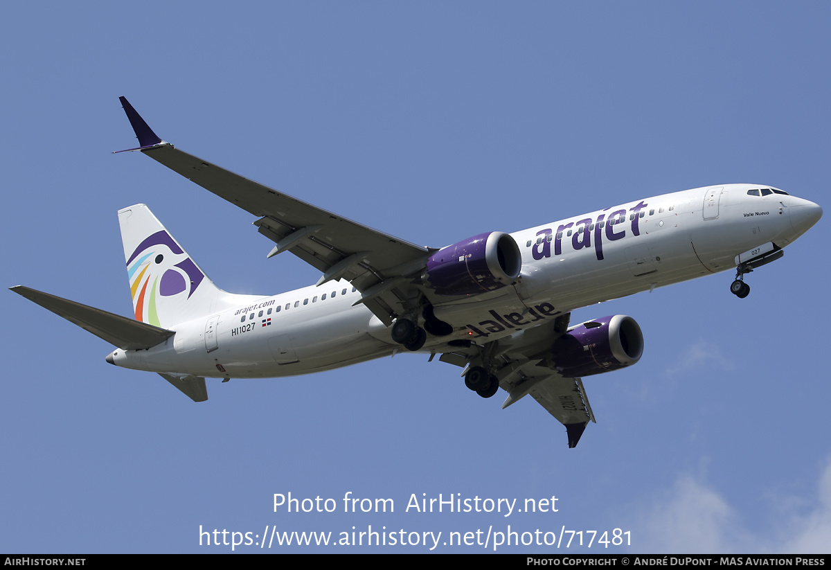 Aircraft Photo of HI1027 | Boeing 737-8 Max 8 | Arajet | AirHistory.net #717481