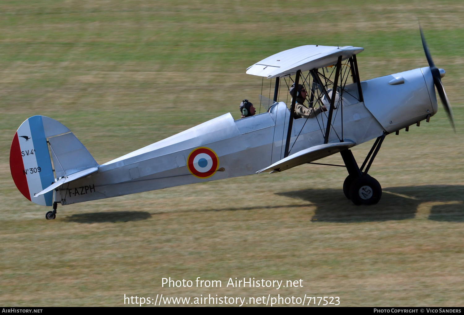 Aircraft Photo of F-AZPH / 309 | Stampe-Vertongen SV-4A | France - Air Force | AirHistory.net #717523