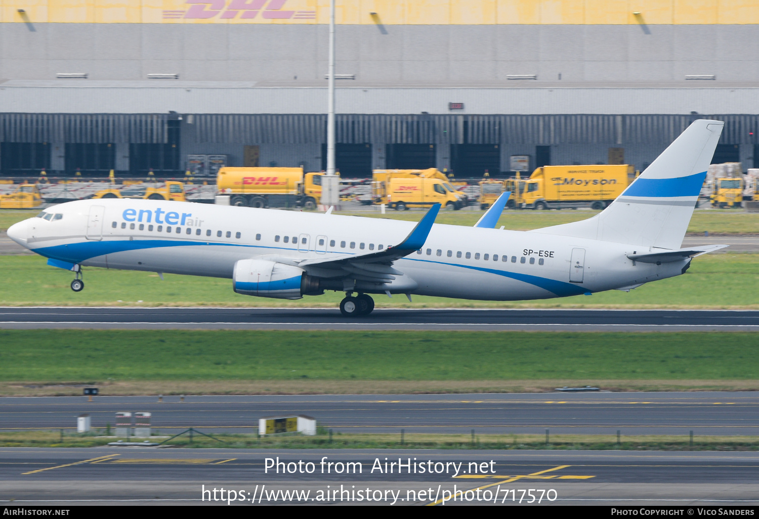 Aircraft Photo of SP-ESE | Boeing 737-8Q8 | Enter Air | AirHistory.net #717570