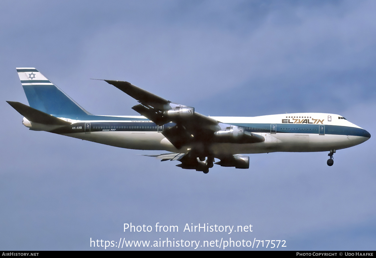 Aircraft Photo of 4X-AXB | Boeing 747-258B | El Al Israel Airlines | AirHistory.net #717572