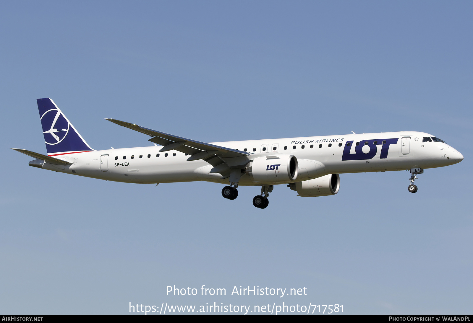 Aircraft Photo of SP-LEA | Embraer 195-E2 (ERJ-190-400 STD) | LOT Polish Airlines - Polskie Linie Lotnicze | AirHistory.net #717581