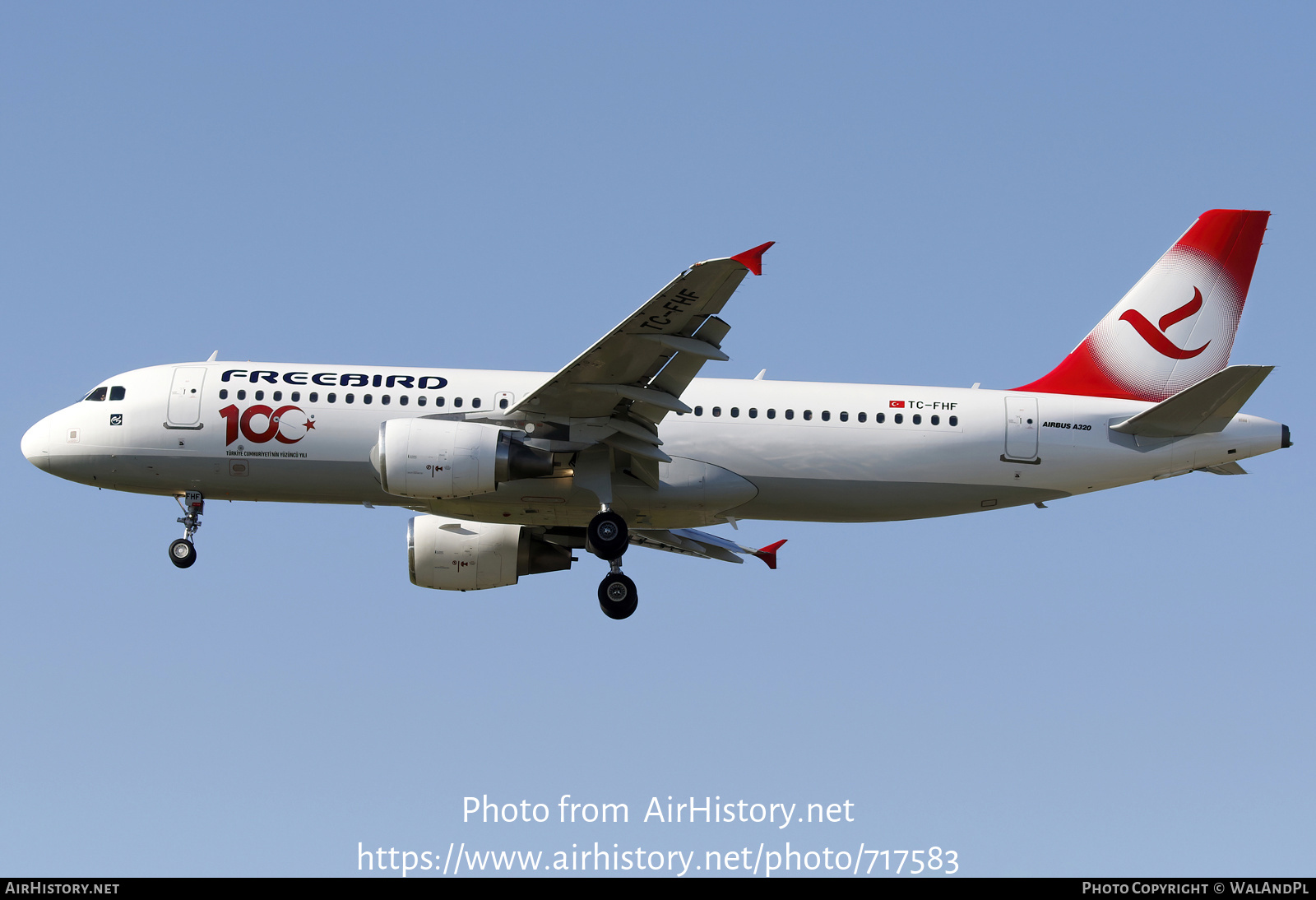 Aircraft Photo of TC-FHF | Airbus A320-214 | Freebird Airlines | AirHistory.net #717583