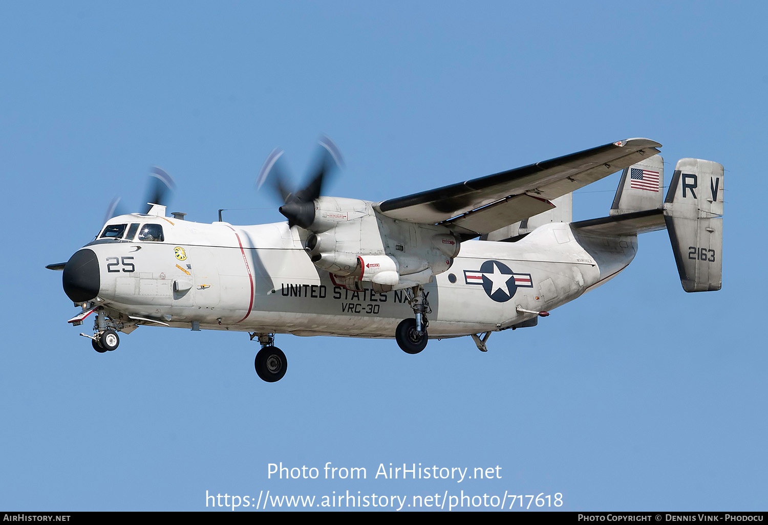 Aircraft Photo of 162163 / 2163 | Grumman C-2A Greyhound | USA - Navy | AirHistory.net #717618