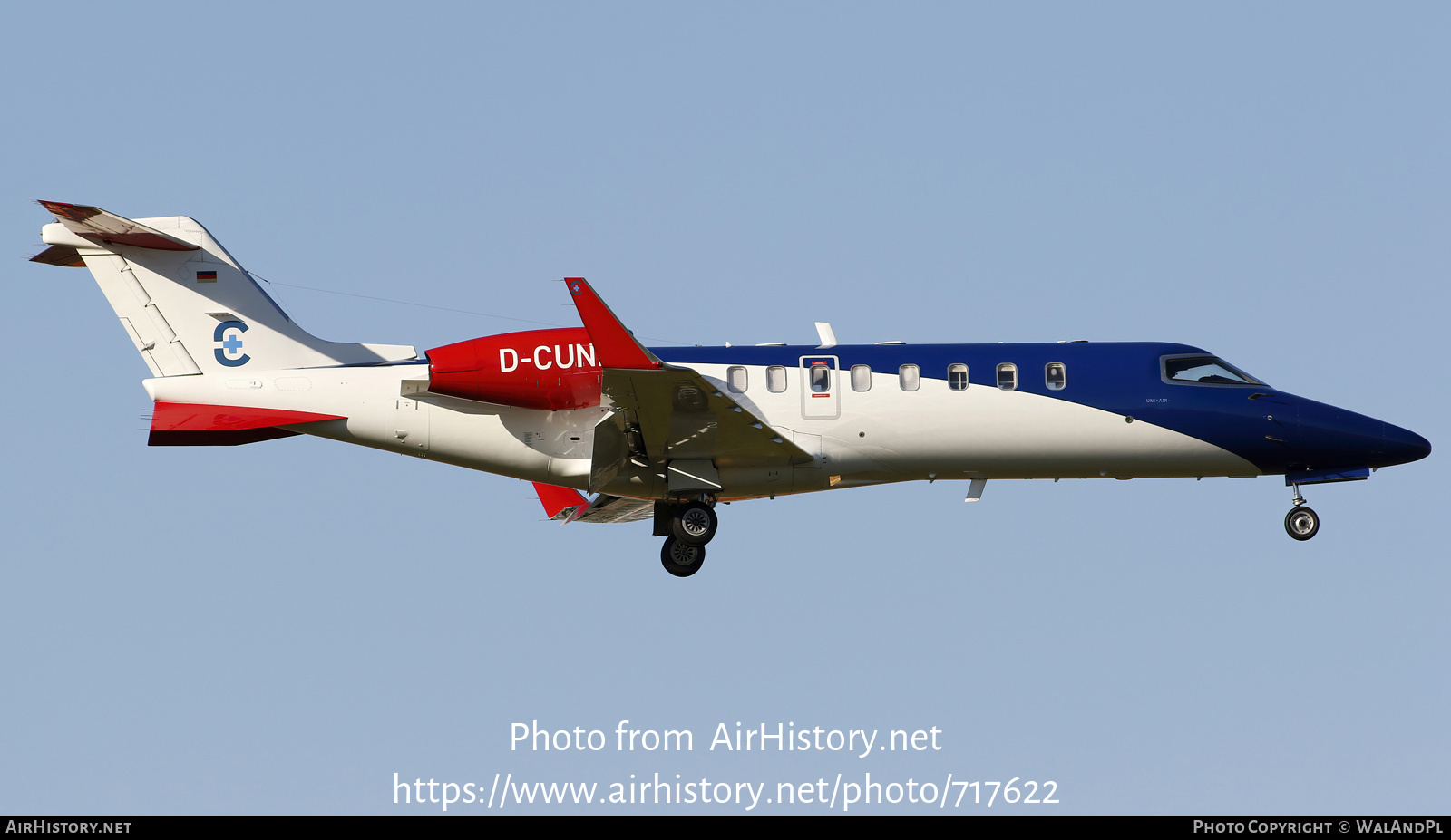 Aircraft Photo of D-CUNI | Learjet 45 | Unicair | AirHistory.net #717622