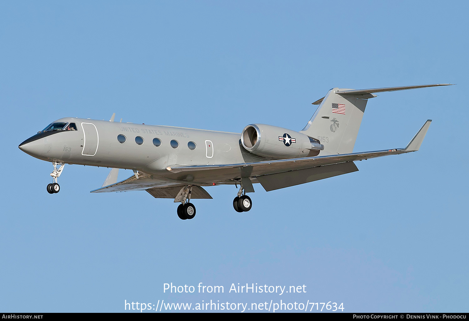 Aircraft Photo of 165153 | Gulfstream Aerospace C-20G Gulfstream IV (G-IV) | USA - Marines | AirHistory.net #717634