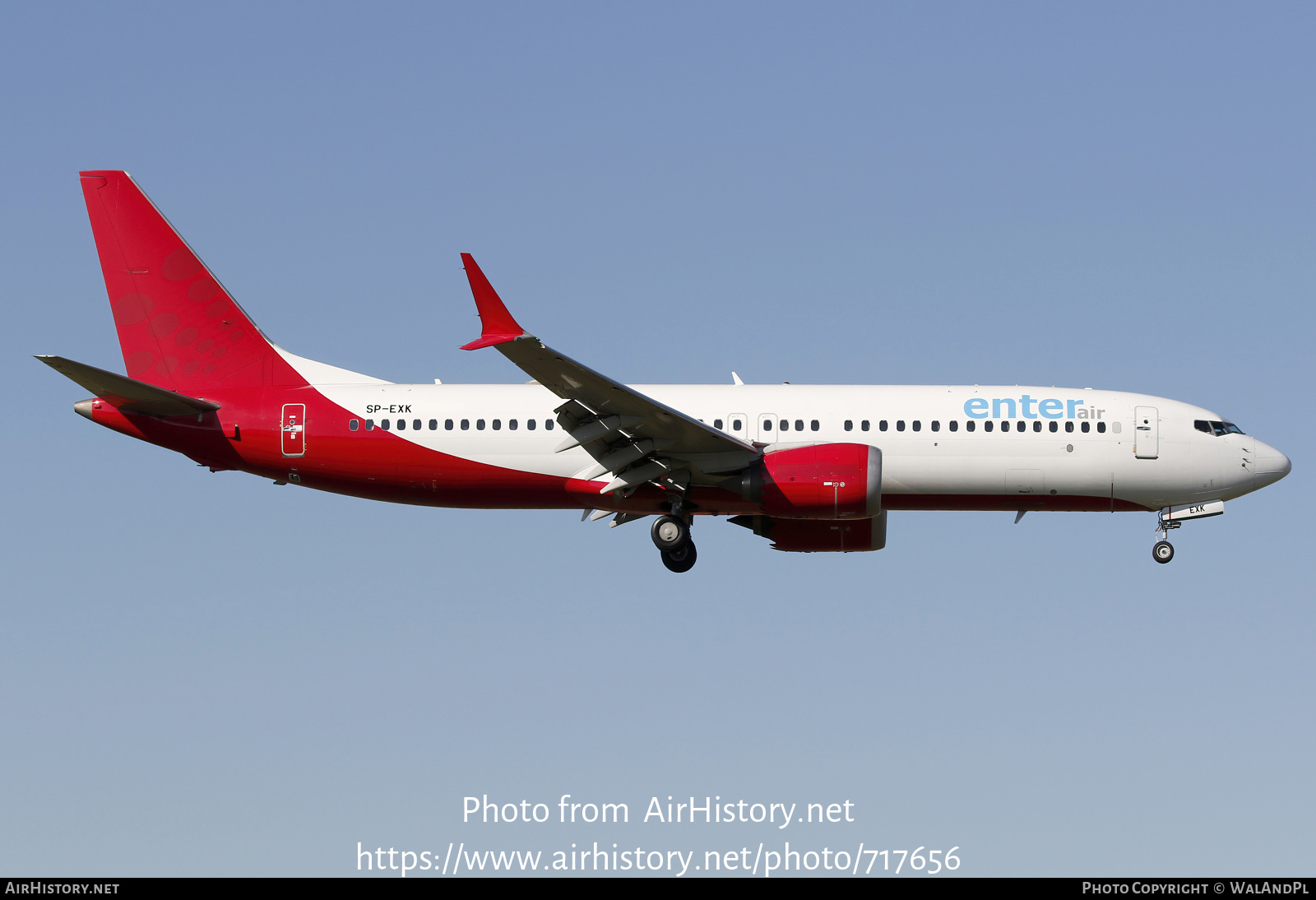 Aircraft Photo of SP-EXK | Boeing 737-8 Max 8 | Enter Air | AirHistory.net #717656