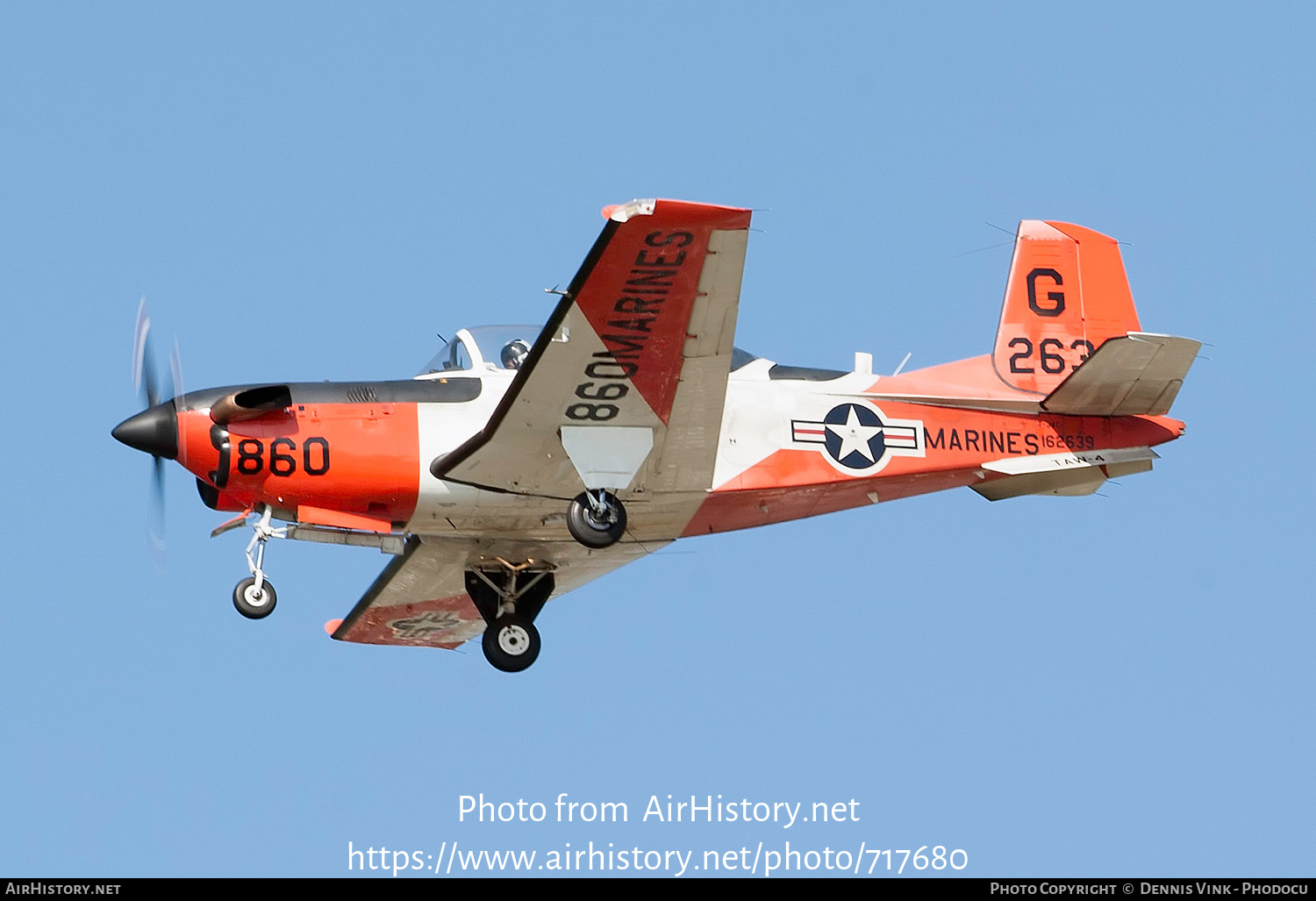 Aircraft Photo of 162639 | Beech T-34C Turbo Mentor | USA - Navy | AirHistory.net #717680