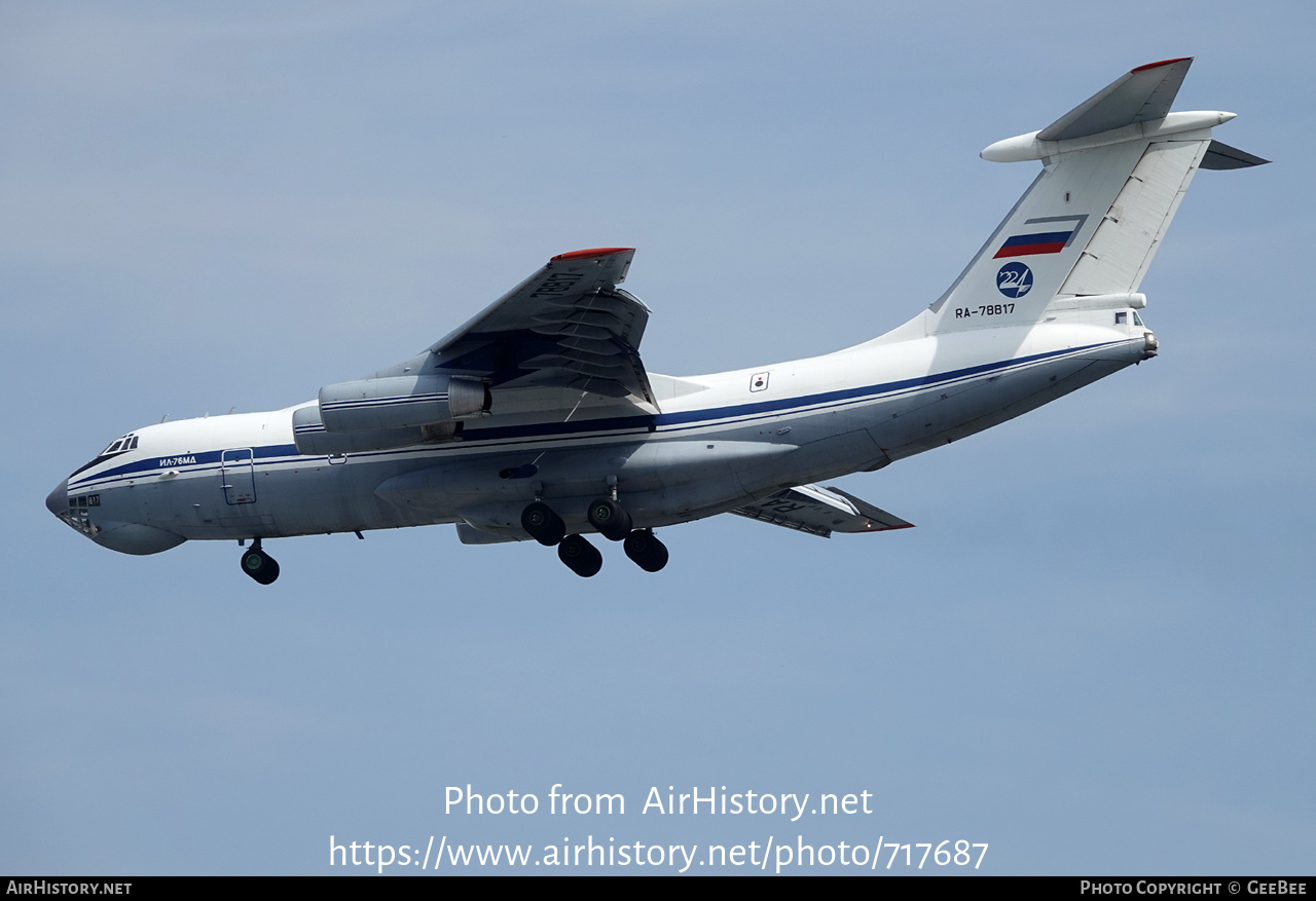 Aircraft Photo of RA-78817 | Ilyushin Il-76MD | Russia - Air Force | AirHistory.net #717687