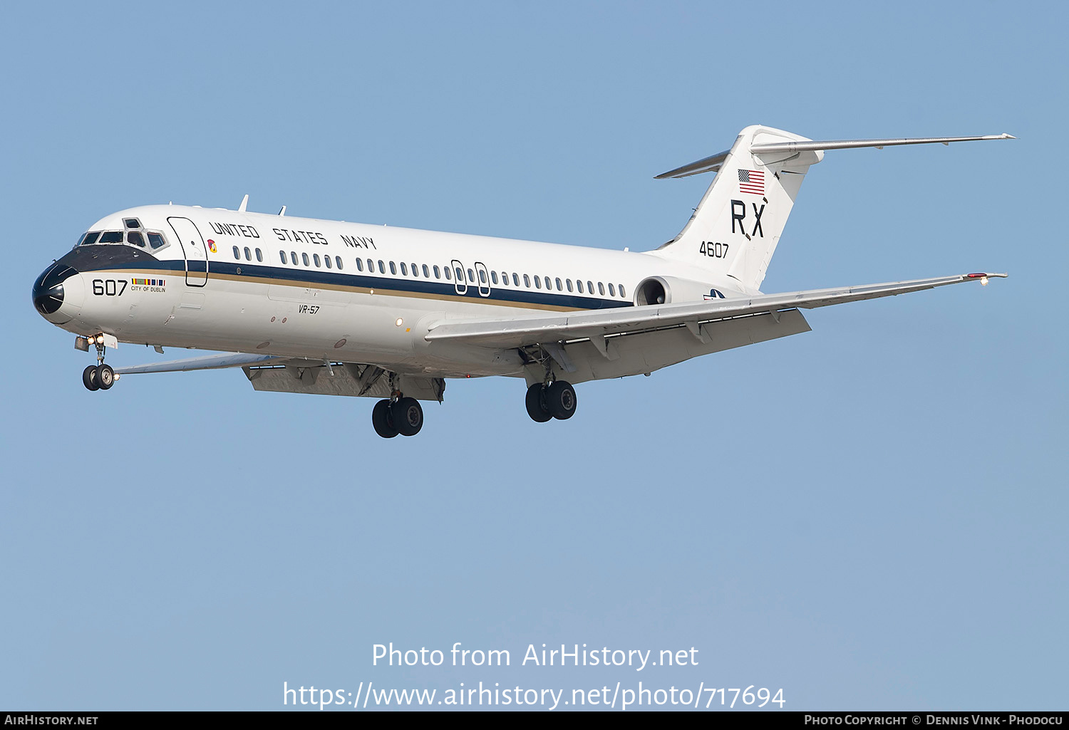 Aircraft Photo of 164607 / 4607 | McDonnell Douglas C-9B Skytrain II | USA - Navy | AirHistory.net #717694