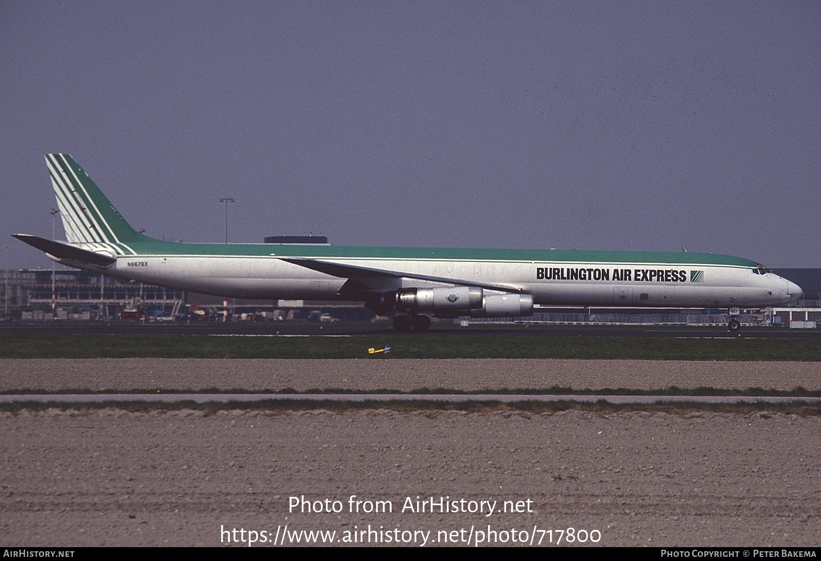 Aircraft Photo of N867BX | McDonnell Douglas DC-8-63(F) | Burlington Air Express | AirHistory.net #717800