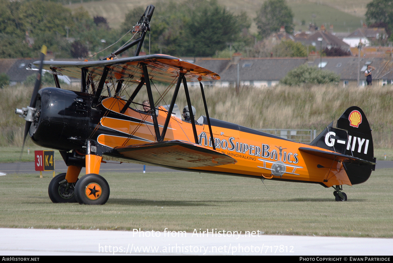 Aircraft Photo of G-IIYI | Boeing PT-17 Kaydet (A75N1) | AeroSuperBatics | AirHistory.net #717812